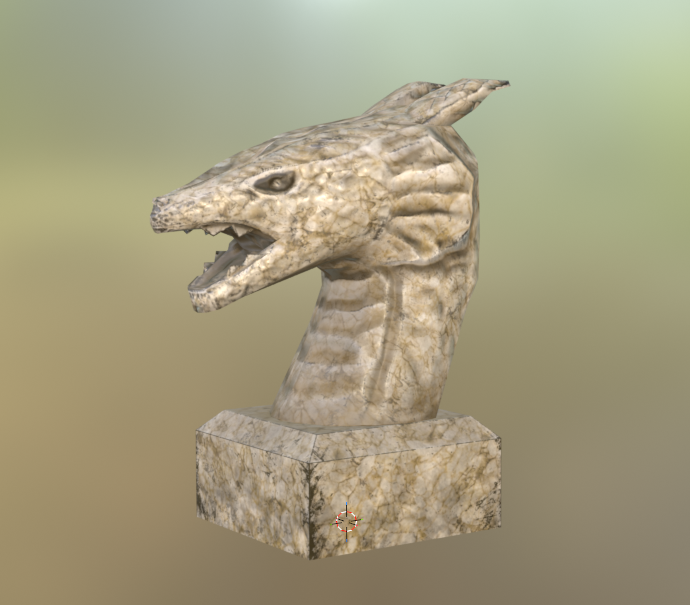 3D Model - Dragon Statue